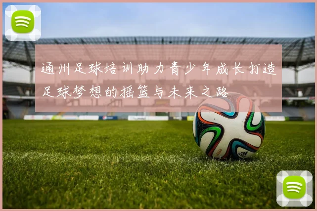 通州足球培训助力青少年成长打造足球梦想的摇篮与未来之路